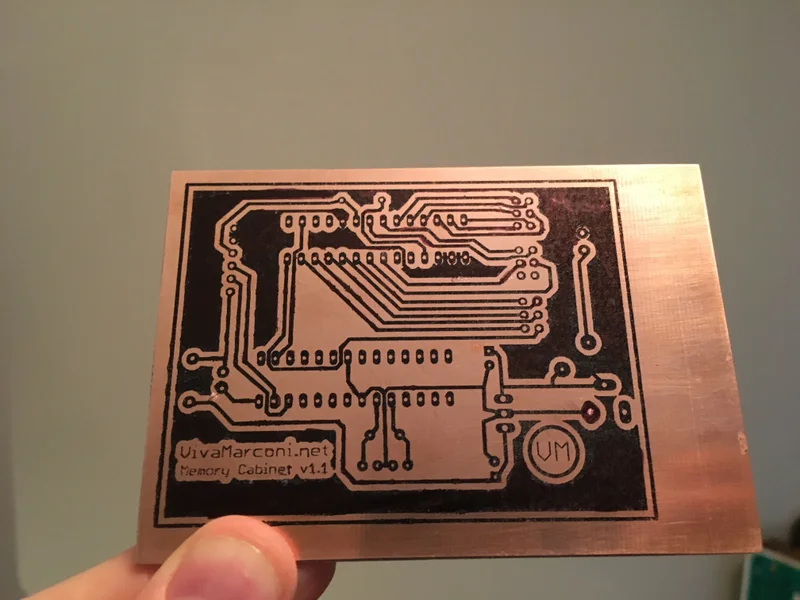 PCB etching process